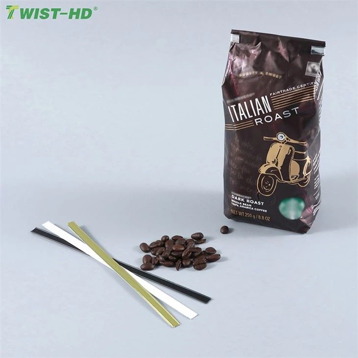 Plastic Tin Tie For Coffee Bag Plastic Tin Tie For Coffee Bag