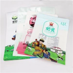 Τσάντες με φερμουάρ συσκευασίας Milk Flake